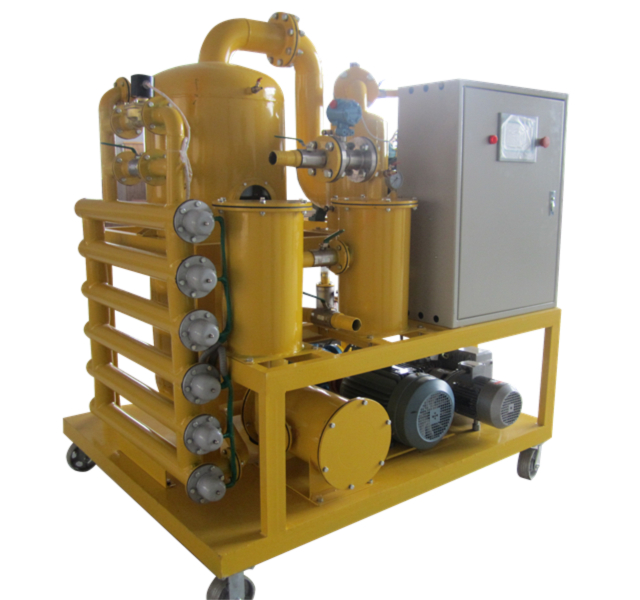 Système de filtration d'huile isolant sous vide à double étage série ZYD