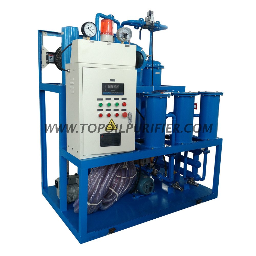 Machine de purification d'huile de lubrification et hydraulique série TYA