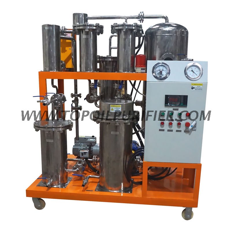 Machine de filtration d'huile de cuisson en acier inoxydable série COP-S