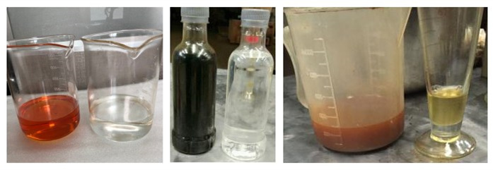 &eacute;chantillon d'huile trait&eacute; par TYR