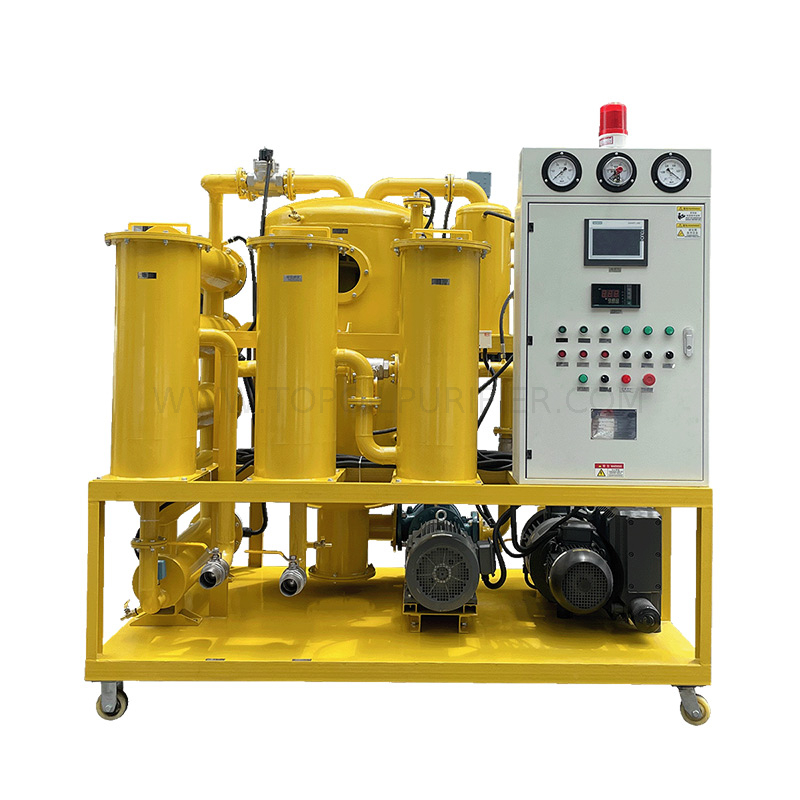 Équipement de filtration d'huile de transformateur entièrement automatique ZYD-A PLC