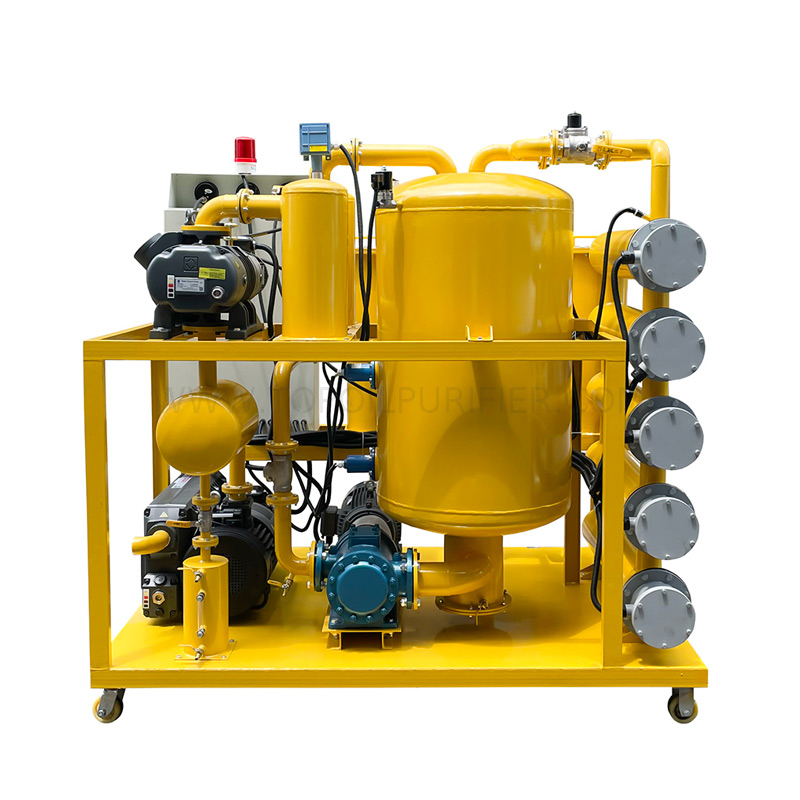 Équipement de filtration d'huile de transformateur entièrement automatique ZYD-A PLC