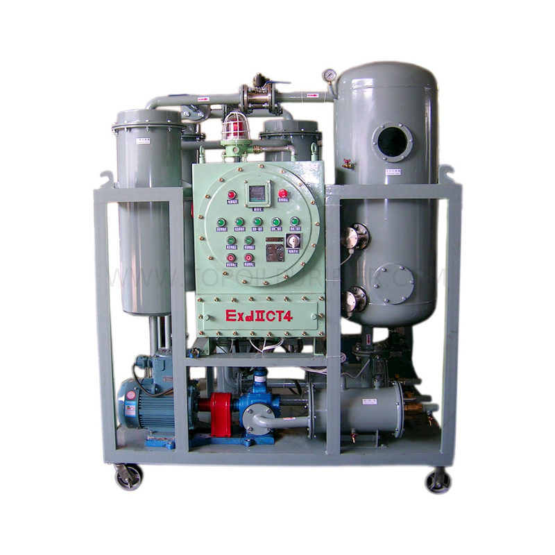 Machine de filtre à huile à turbine antidéflagrante TY-Ex