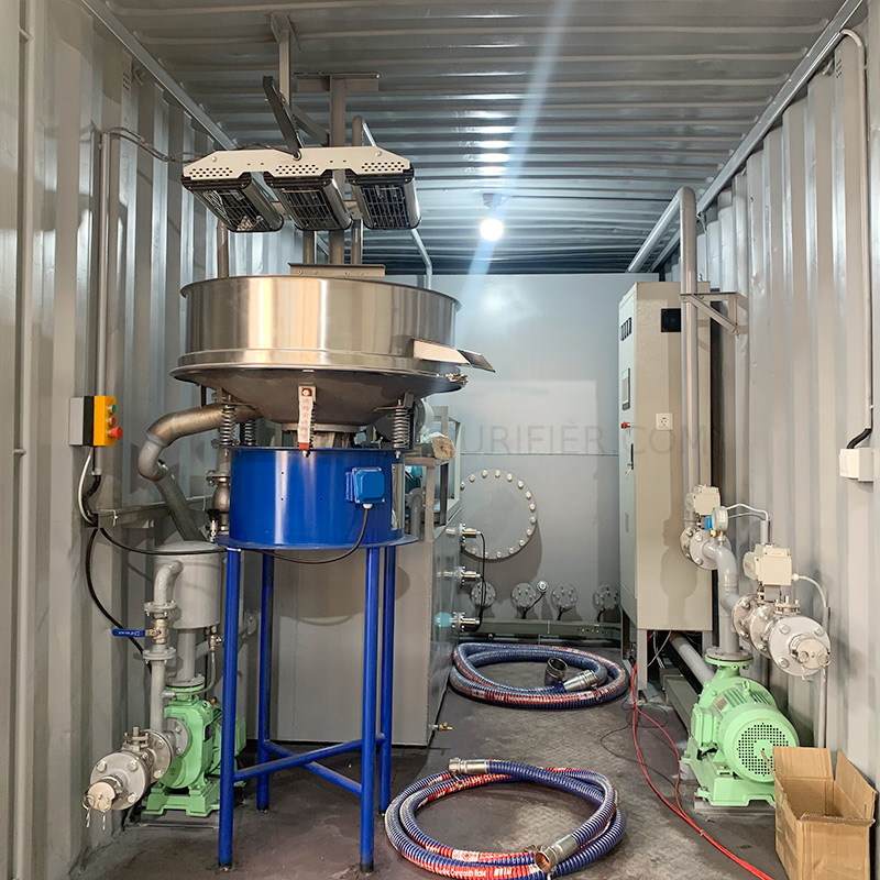 Système de régénération d'huile de transformateur ZYD-IT avec conteneur