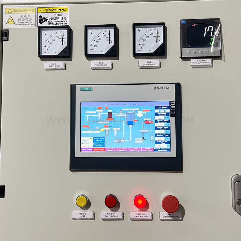 Équipement de filtration d'huile de transformateur entièrement automatique ZYD-A PLC