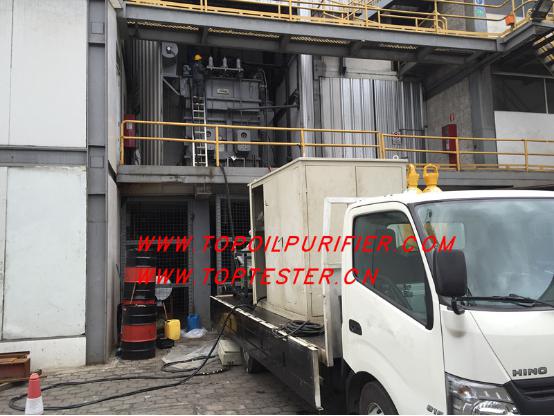 syst&egrave;me de r&eacute;g&eacute;n&eacute;ration d'huile de transformateur